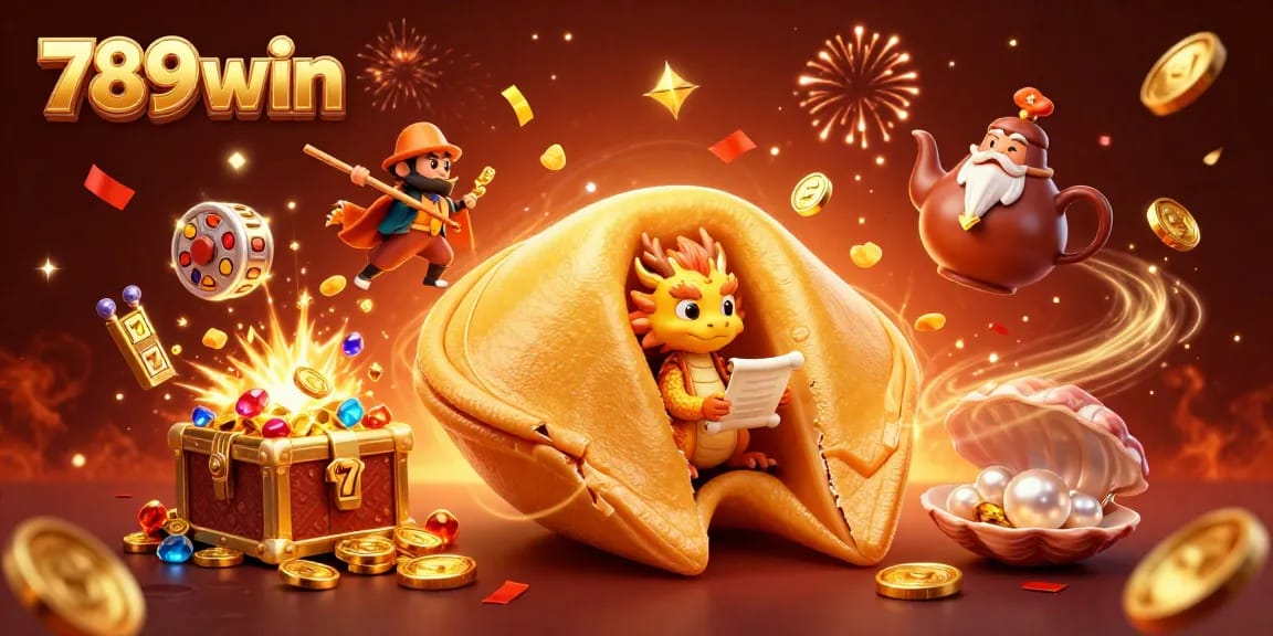 Engage in thrilling slot games with 789win's vibrant golden scene and lively characters.